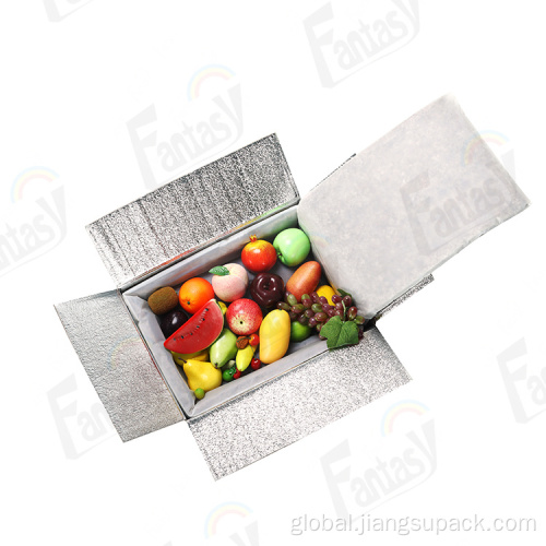 Insulation Frozen Food Box Biodegradabl Packaging Insulation Frozen Food Box Manufactory